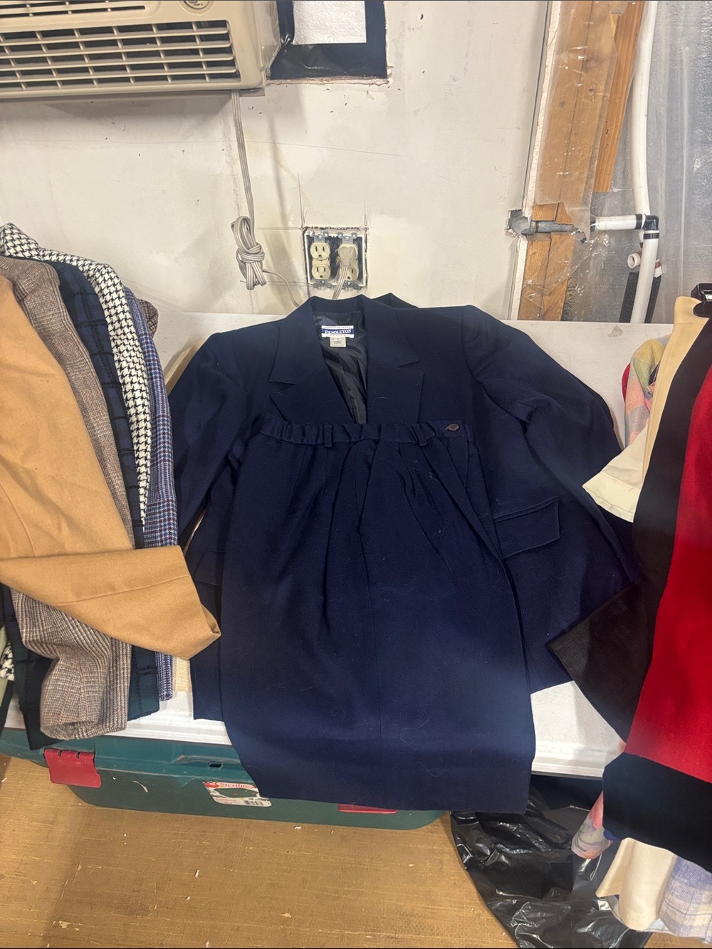 Pendleton Navy Blue Women's Wool Coat